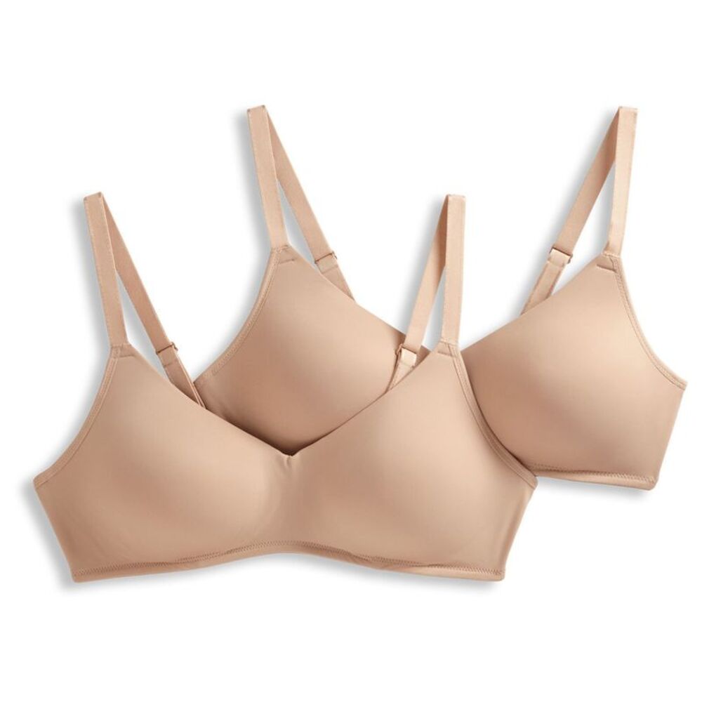 Jockey Women's Bra Sz 40D Smooth & Sleek Wirefree Molded Multi-colored A631597